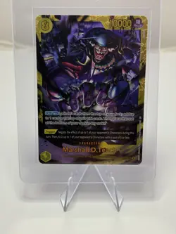 Marshall.D.Teach (119)OP16-119 SEC Secret Rare OP TCG The Time of Battle Foil NM - Image 1