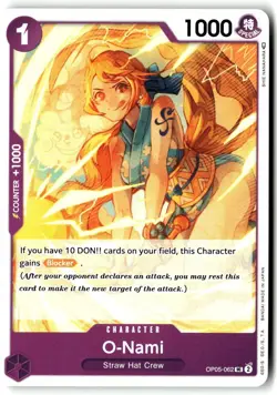 O-Nami OP05-062 Uncommon Awakening of the New Era One Piece Near Mint - Image 1