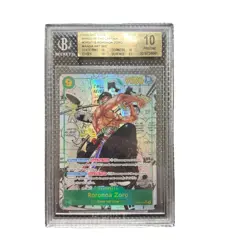 2024 Roronoa Zoro Manga Art SEC OP06-118 BGS Pristine 10 - Image 1