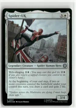 Spider-UK FOIL - Spider-Man MTG NM - Image 1