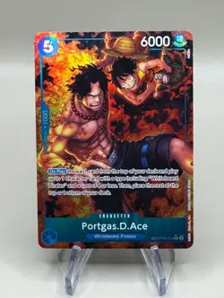 ONE PIECE Portgas.D.Ace (TR) OP08-052 Royal Blood Foil NM - Image 1