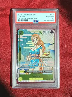 O-Nami (CS 25-26 Event Pack) OP06-101 One Piece - Championship - PSA 10 - Image 1