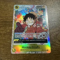 Monkey.D.Luffy OP07-109 - One Piece TCG - SR Super Rare NM English Foil - Image 1