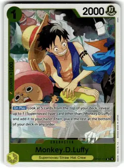 Monkey.D.Luffy OP10-111 Royal Blood One Piece TCG - English NM R Foil - Image 1