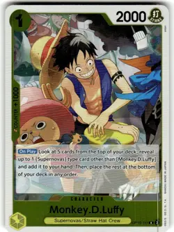 Monkey.D.Luffy OP10-111 Royal Blood One Piece TCG - English NM R Foil - Image 1