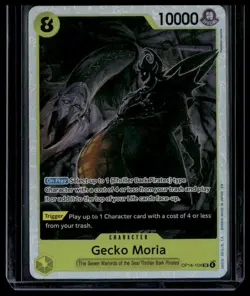 GECKO MORIA OP14-104 The Azure Sea's Seven Secret Rare Foil - Image 1