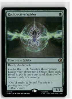 Radioactive Spider FOIL - Spider-Man MTG NM - Image 1