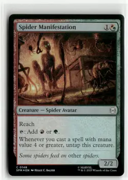 Spider Manifestation FOIL - Spider-Man MTG NM - Image 1