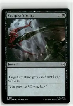 Scorpion's Sting FOIL - Spider-Man MTG NM - Image 1