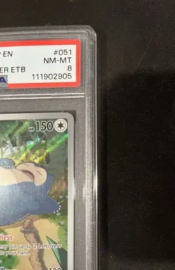 PSA 8 Snorlax SVP 051 151 Pokemon Center Holo Master Set Card Promo Sealed NM - Image 4