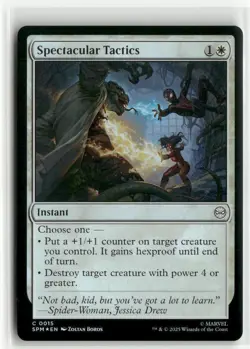 Spectacular Tactics FOIL - Spider-Man MTG NM - Image 1