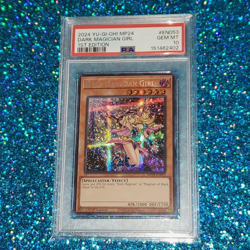 PSA 10 2024 Yu-Gi-Oh! Dark Magician Girl MP24-EN053 Prismatic Secret Rare - Image 1