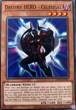 Destiny HERO - Celestial - OP18-EN017 - Common - Unlimited Edition - Near Mint - Image 1