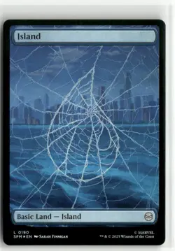 Island 0190 FOIL - Spider-Man MTG NM - Image 1