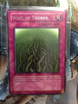 Yugioh - Crimson Crisis "Wall of Thorns" CRMS-EN079 1st Edition X1 - Image 1