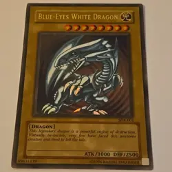 Yu-Gi-Oh! TCG Blue-Eyes White Dragon Kaiba SDK-001 Unlimited Ultra Rare - Image 2