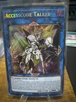 Yugioh Accesscode Talker BLCR-EN093 Secret Rare 1st Ed NM - Image 1