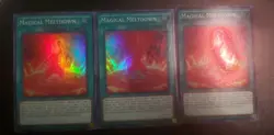 Yu-Gi-Oh! 3x Magical Meltdown Super Rare SHVA-EN042 1st Edition Near Mint - Image 1