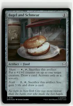 Bagel and Schmear FOIL - Spider-Man MTG NM - Image 1