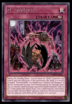 Yu Gi Oh! D Tactics DANE EN069 Dark Neostorm 1st Edition Regular - Image 1