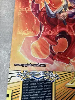 Yugioh National 2020 WCQ "Ferocious Flame Swordsman" Spielmatte - Image 3