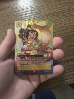 Disney Lorcana TCG Vanellope Von Schweetz (206/204) Enchanted Shimmering Skies - Image 1