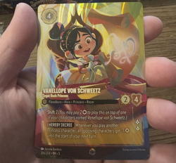 Disney Lorcana TCG Vanellope Von Schweetz (206/204) Enchanted Shimmering Skies - Image 2