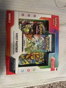 First Partner Series 2 Pokemon Trading Card Sealed Booster Pack 3 Cards New - Image 1