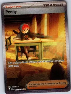 Penny 252/198 Special Illustration Rare Scarlet & Violet Pokemon Holo Near Mint - Image 1
