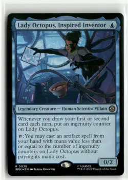 Lady Octopus, Inspired Inventor FOIL - Spider-Man MTG NM - Image 1