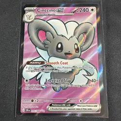Pokemon Cinccino ex 105/086 Ultra Rare Chaos Rising Full Art Holo NM ENGLISH - Image 1