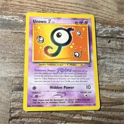 Pokemon TCG Unown [J] 38/53 Black Star Promo 2001 - Image 1