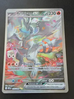 Reshiram ex 166/086 Holo Special Illustration Rare White Flare Pokemon NM - Image 1