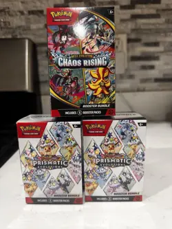 Pokemon Booster Box - Prismatic Evolutions x2 / Chaos Rising x1 Factory Sealed ! - Image 1