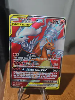 Pokemon TCG Reshiram & Charizard GX Promo Card 194/214 SM Unbroken Bonds - Image 1