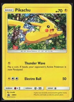 Pikachu SM04 Black Star Promo 2016 Holo Rare Pokemon Card TCG - Image 1