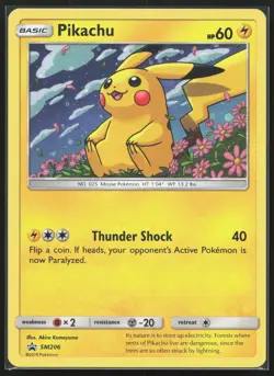 #2 Pikachu SM206 Black Star Promo 2019 Holo Rare Pokemon Card TCG - Image 1