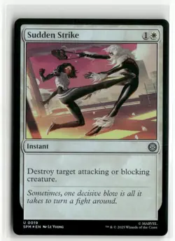 Sudden Strike FOIL - Spider-Man MTG NM - Image 1