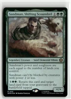 Sandman, Shifting Scoundrel FOIL - Spider-Man MTG NM - Image 1