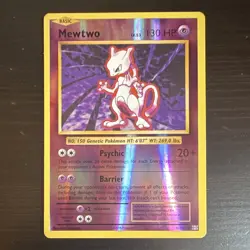 Mewtwo 51/108 Reverse Holo Rare Evolutions Pokemon Card 2016 LP - Image 1