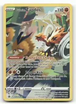 Galarian Zapdos SWSH283 Sword & Shield Promo Pokemon Holo NM Promo - Image 1
