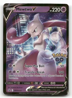 Mewtwo V SWSH223 Sword & Shield Promo Pokemon Holo NM Promo - Image 1