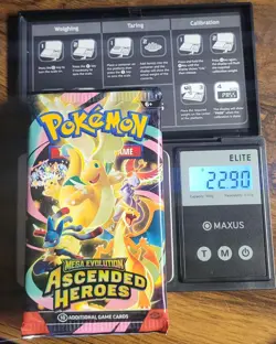 EXTREMELY HEAVY! 22.9g GOD PACKUUU Ascended Heroes Pokemon TCG Booster (SEALED) - Image 1