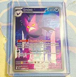 Pokemon Crobat 093/086 Crown Zenith Rare Holo 130 HP English 2023 TCG - Image 1