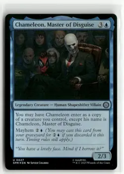 Chameleon, Master of Disguise FOIL - Spider-Man MTG NM - Image 1