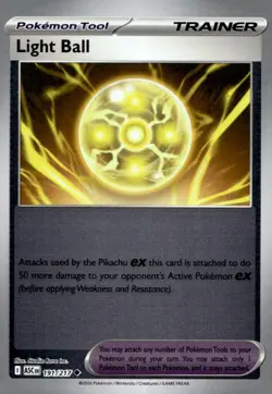 Light Ball 191/217 Uncommon Ascended Heroes Pokemon Near Mint - Image 1