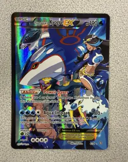 NM/LP Pokemon Team Aqua's Kyogre EX 6/34 Double Crisis Ultra Rare Holo - Image 1