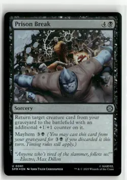Prison Break FOIL - Spider-Man MTG NM - Image 1