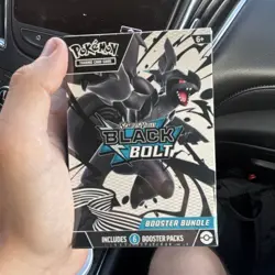 Pokemon TCG Scarlet & Violet Black Bolt Booster Bundle Box 6 Packs English - Image 1