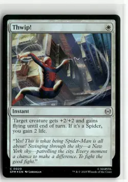 Thwip! FOIL - Spider-Man MTG NM - Image 1